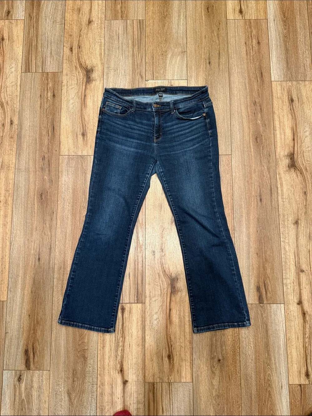 Judy Blue Bootcut 15/32 Dark Wash Jeans Stretch Denim Mid Rise